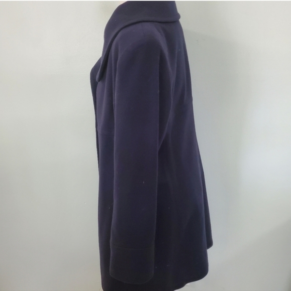 Saks Fifth Avenue Double Breasted Wool Pea Coat - Picture 5 of 11